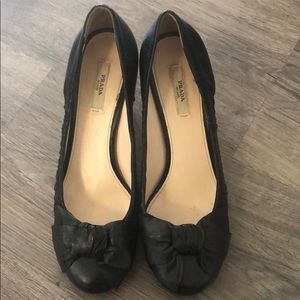 Prada black heels